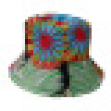 Eimer Hut mit Blumenstoff (BT025)